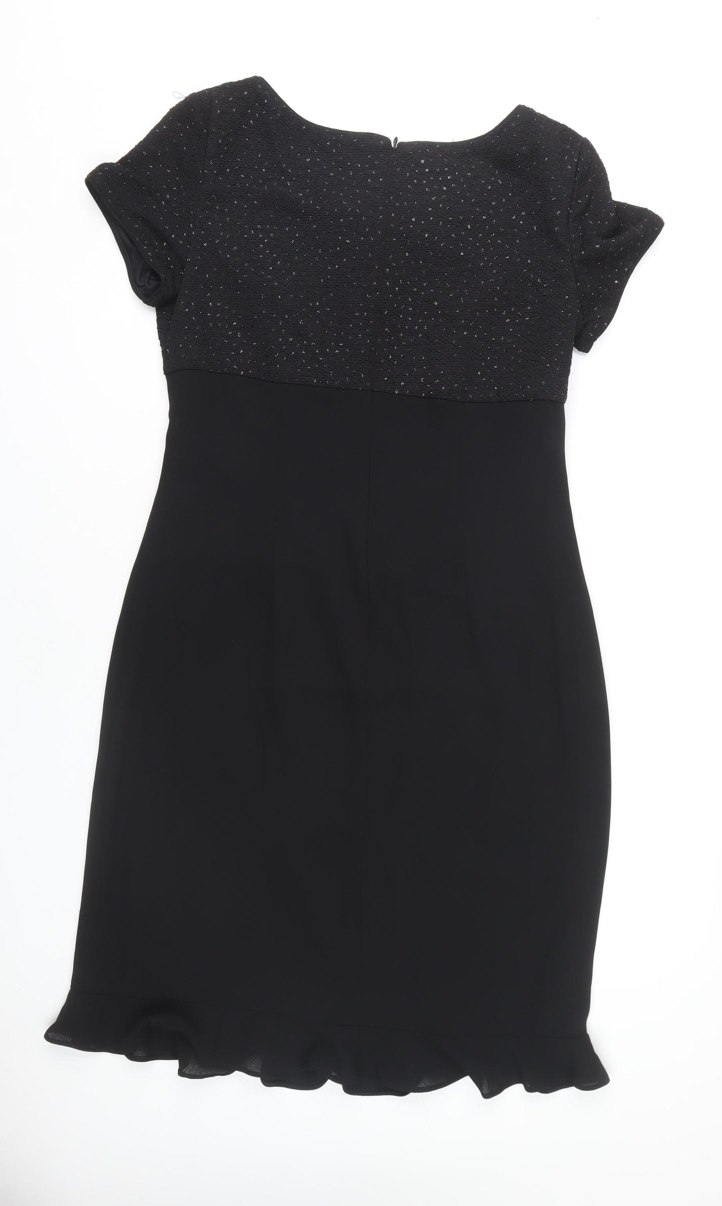 David Warren Women's Black Sheath Dress Size 12