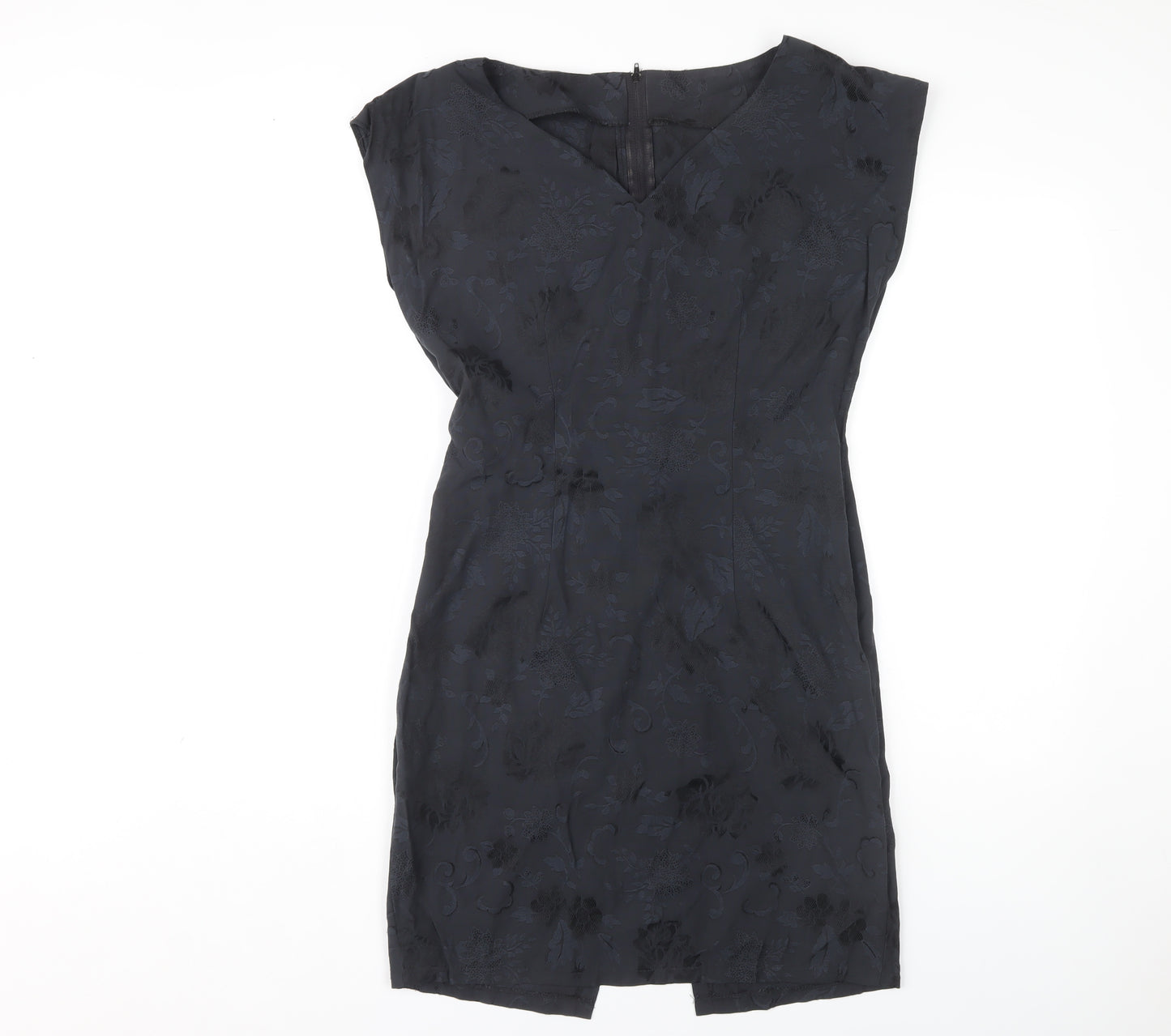 Kays Women's Black Dress Size 12 V-Neck Classic