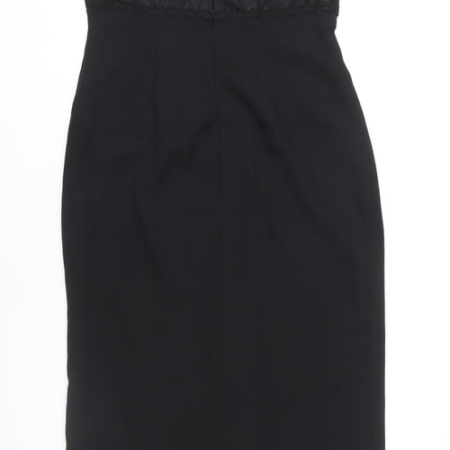 Début Women's Black Midi Sheath Dress Size 12