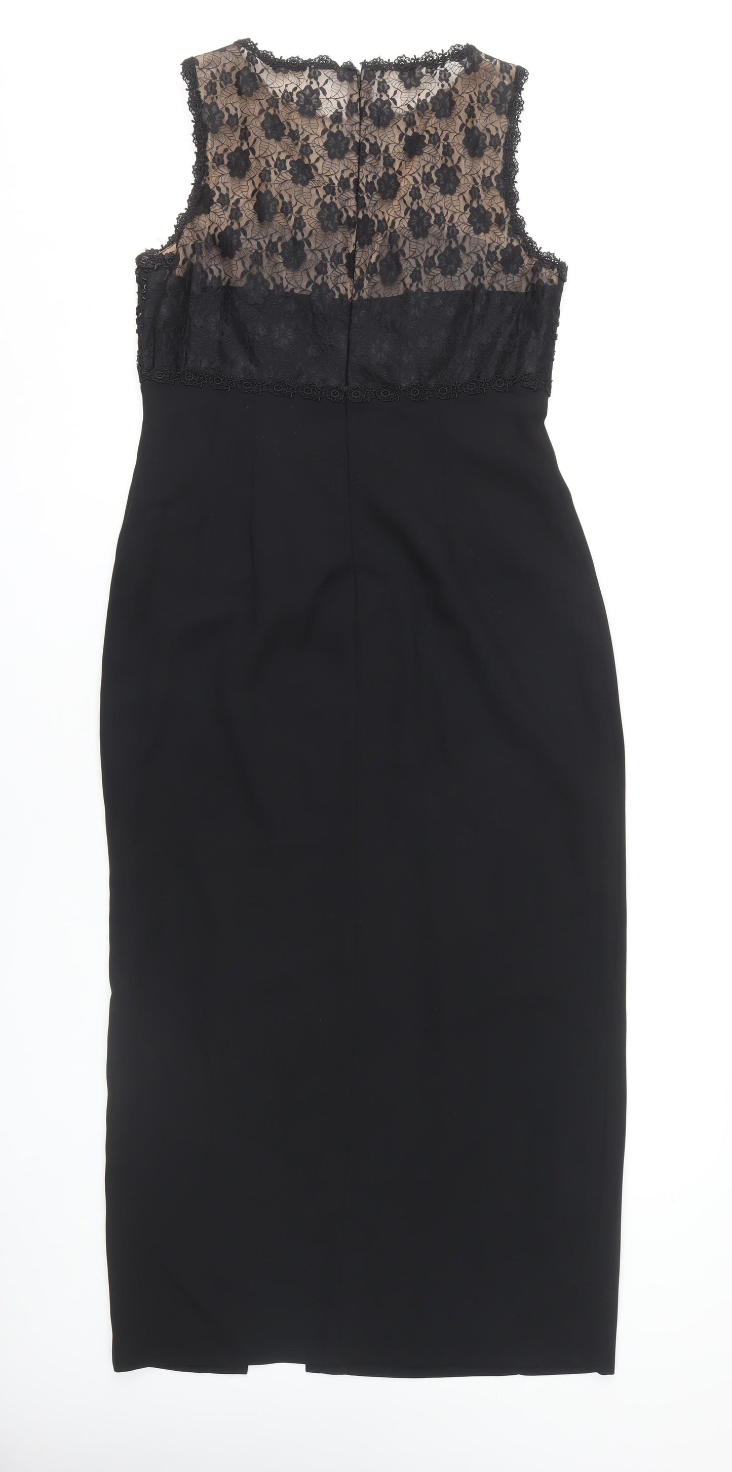 Début Women's Black Midi Sheath Dress Size 12
