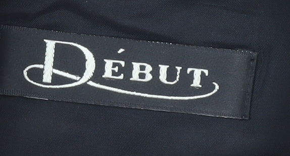 Début Women's Black Midi Sheath Dress Size 12