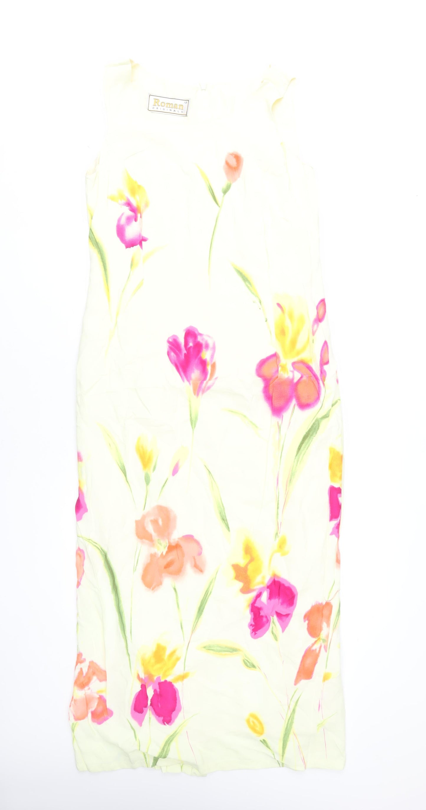 Roman Originals Women's Floral Dress Multicoloured Size 12