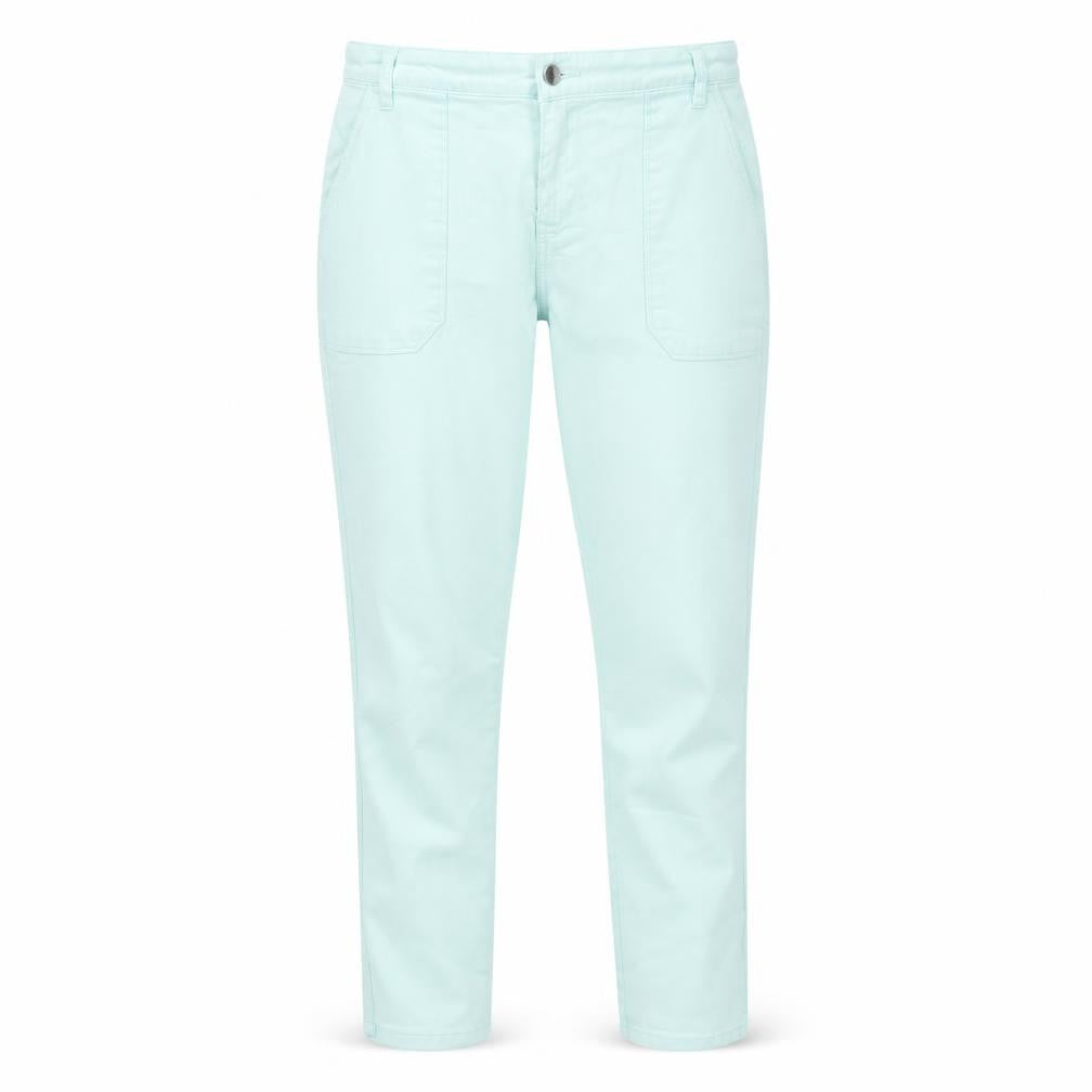 Mango Women's Light Blue Straight Leg Jeans Size 14