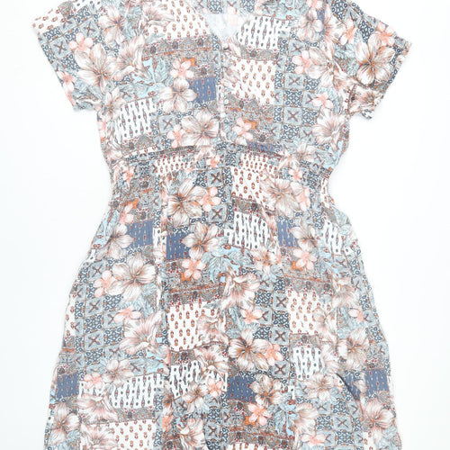 Cotton Traders Women's Multicoloured Floral Dress