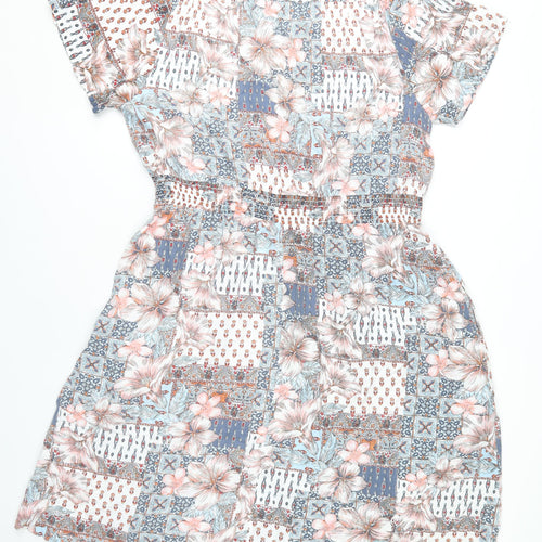 Cotton Traders Women's Multicoloured Floral Dress