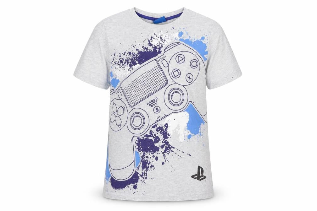 Fashion UK PlayStation Grey Boys T-Shirt Size 9-10 Gaming