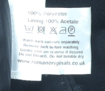 Roman Originals Women's Black Pencil Skirt Size 18