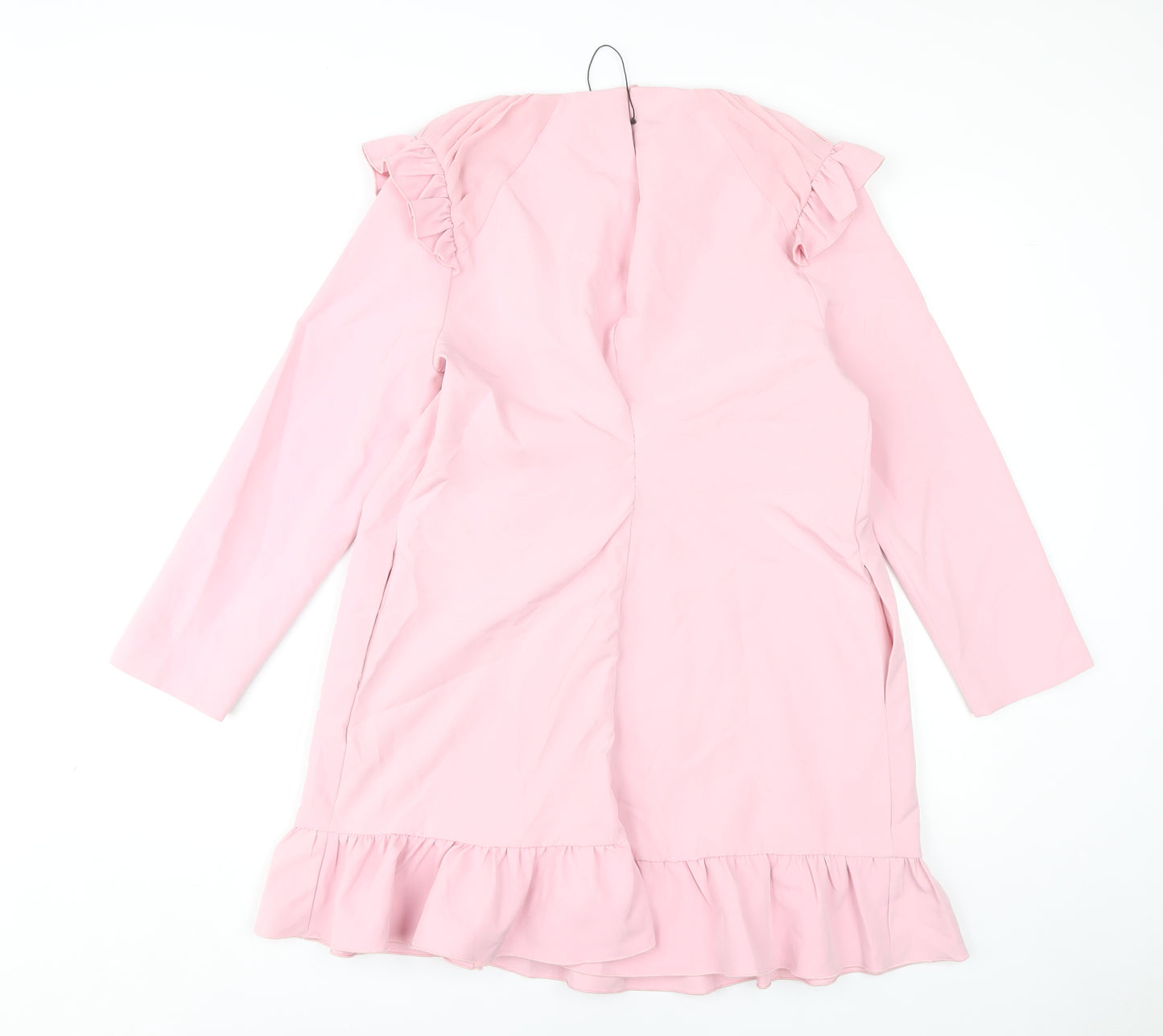 Zara Women's Pink Long Sleeve Dress Size 12