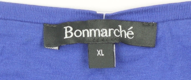 Bonmarché Women's Multicoloured Striped Dress XL