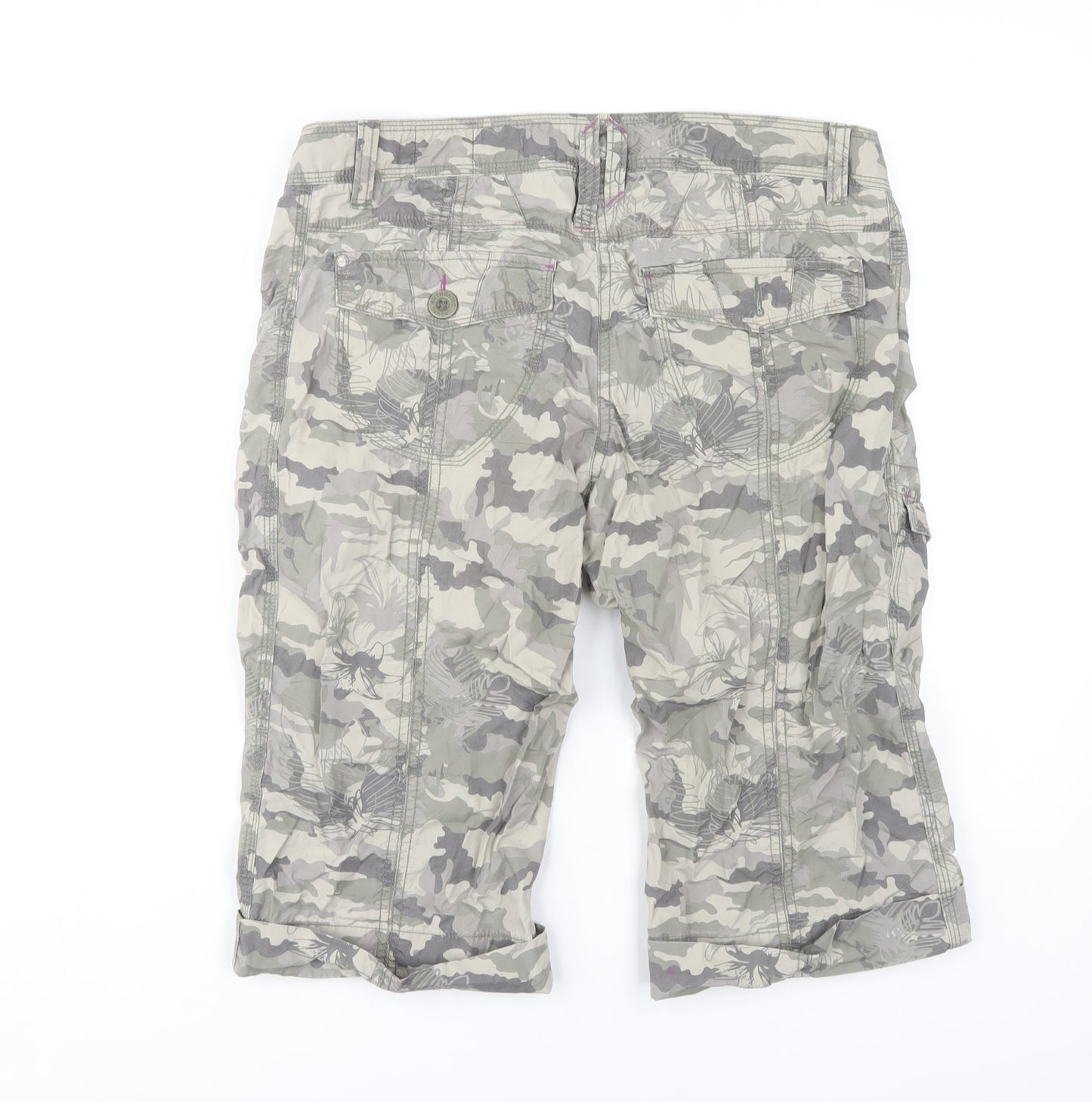 Internacionale Women’s Multicoloured Cargo Trousers Size 12