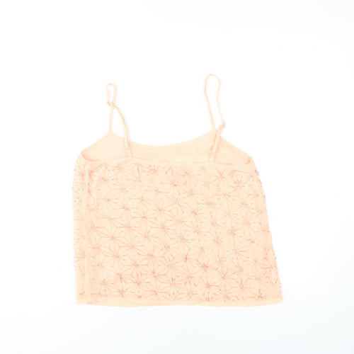 Topshop Women's Orange Camisole Tank Top Size 10