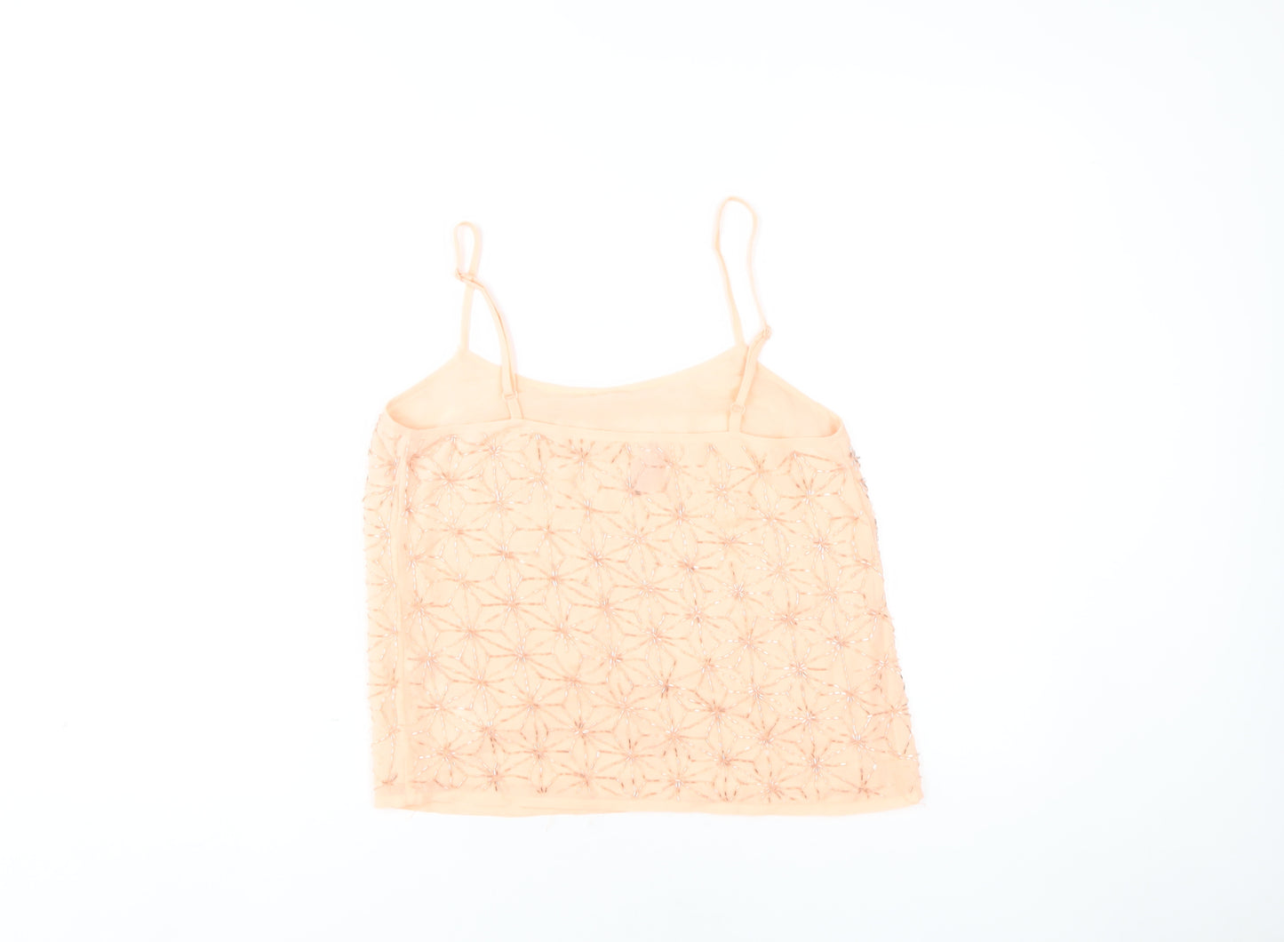 Topshop Women's Orange Camisole Tank Top Size 10