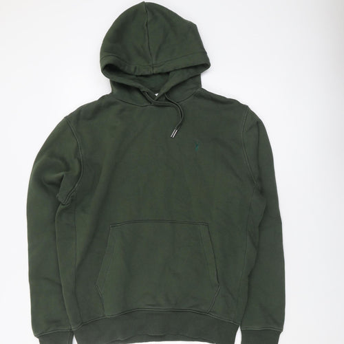 Next Men's Green Pullover Hoodie - Size S