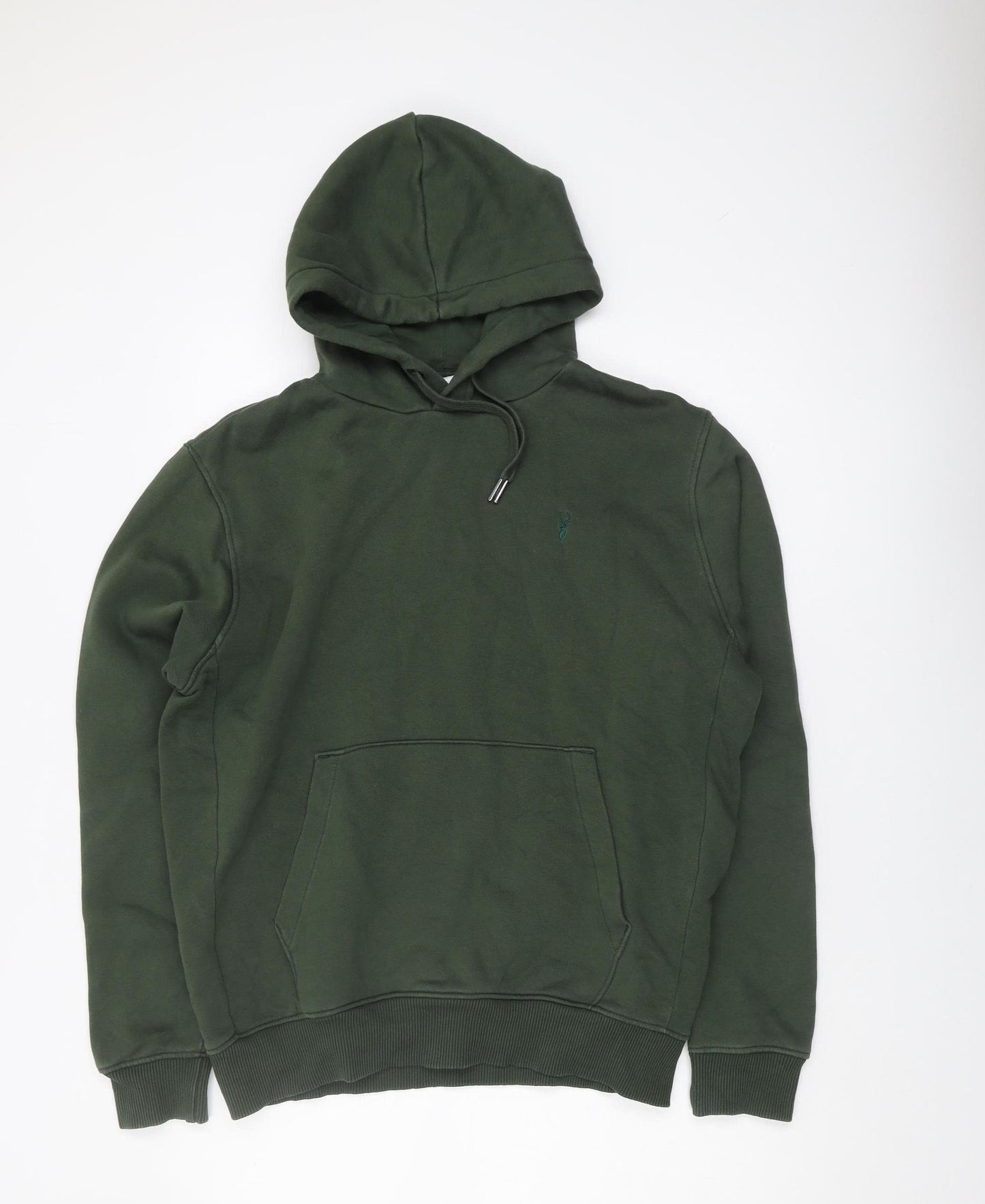 Next Men's Green Pullover Hoodie - Size S