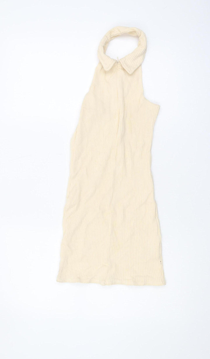 Urban Outfitters Ivory Halter Dress Women's Size S