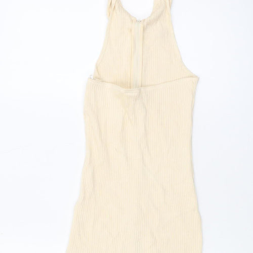 Urban Outfitters Ivory Halter Dress Women's Size S