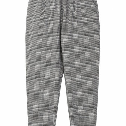 Next Girls Grey Check Trousers, Size 10 Years, Elastic Waist