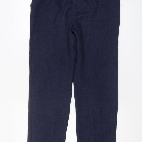 Marks and Spencer Women's Blue Cropped Trousers UK 10