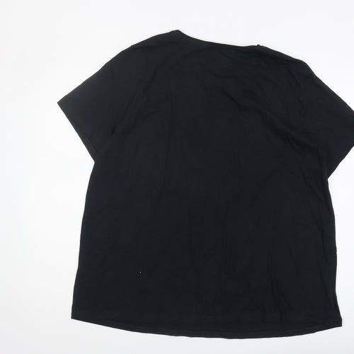 Disney Black Minnie Mouse Women's T-Shirt 3XL
