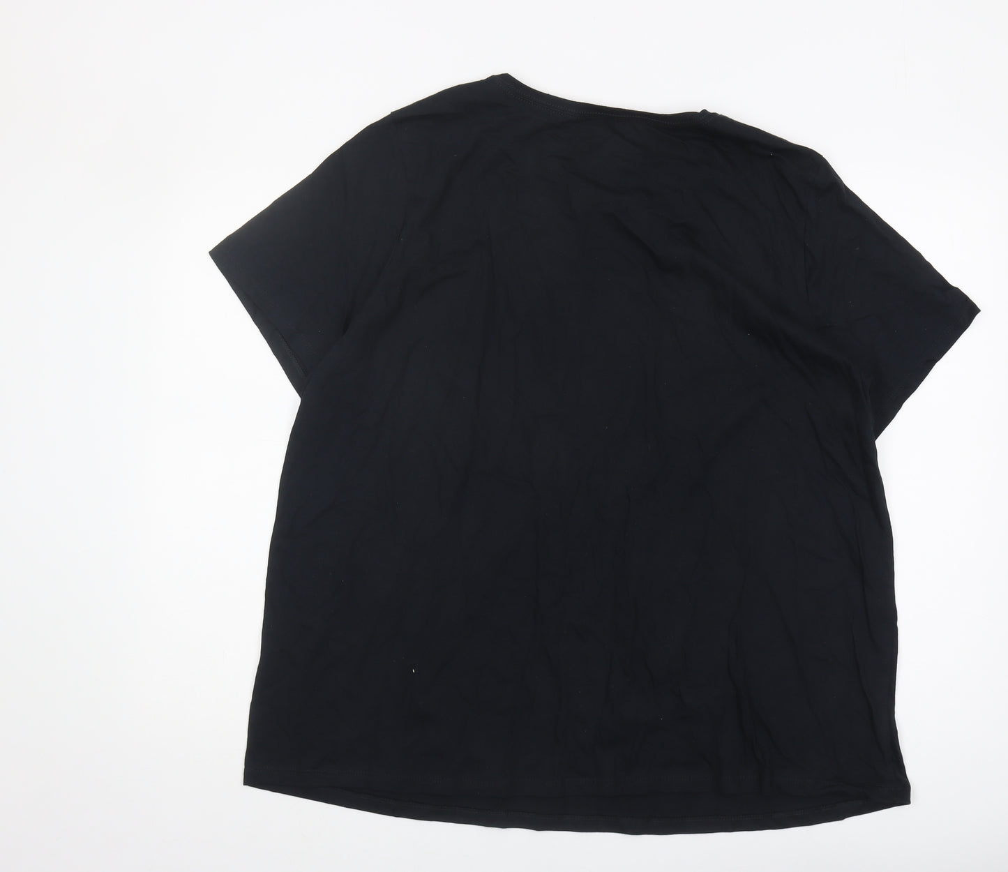 Disney Black Minnie Mouse Women's T-Shirt 3XL
