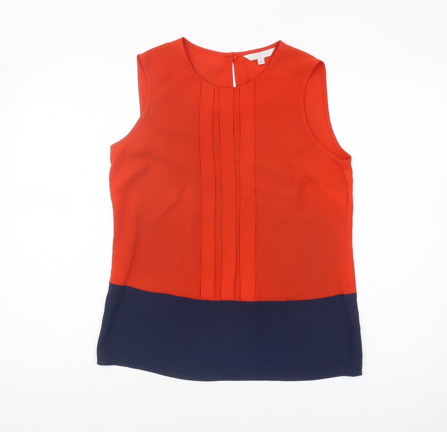 Jasper Conran Women's Red Colourblock Blouse Size 8