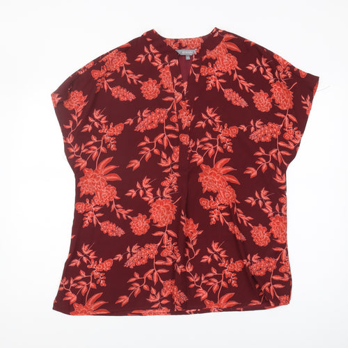 Principles Women's Multicoloured Floral Blouse Size 14