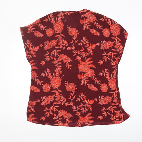 Principles Women's Multicoloured Floral Blouse Size 14