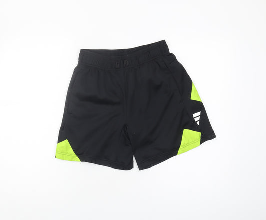 Adidas Men's Black Colourblock Polyester Shorts Size S