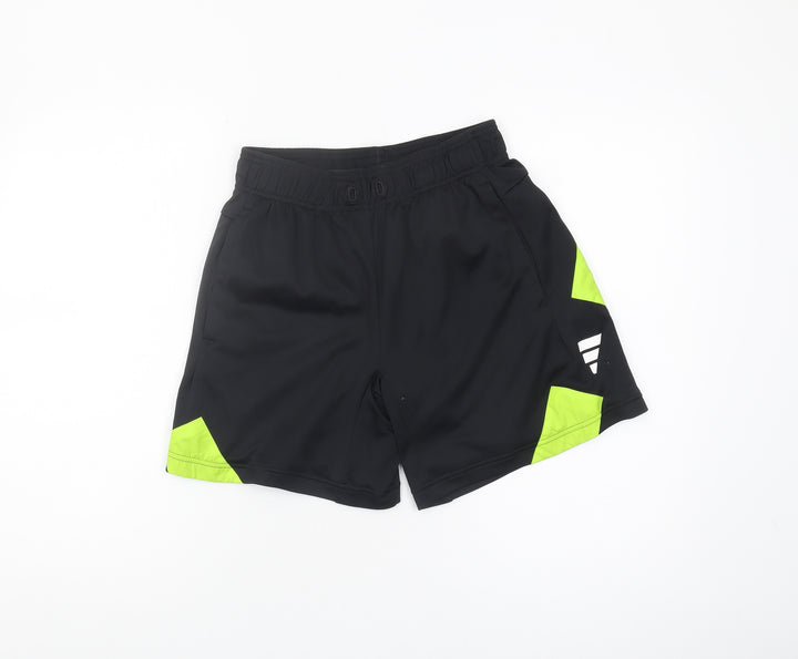 Adidas Men's Black Colourblock Polyester Shorts Size S