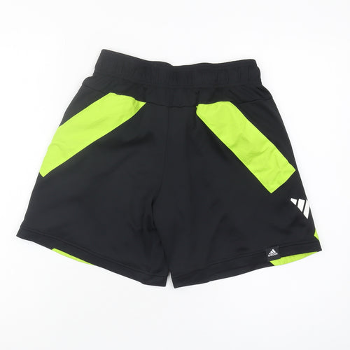 Adidas Men's Black Colourblock Polyester Shorts Size S