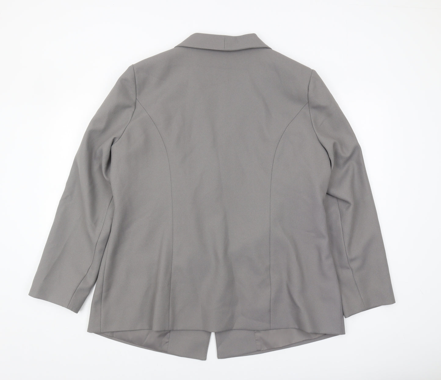 Damart Women's Grey Blazer Size 20 Classic Style