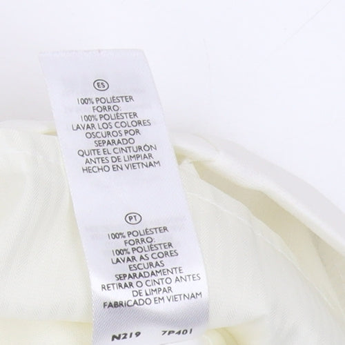 Savoir Women's Ivory Belted Sheath Dress - Size 14