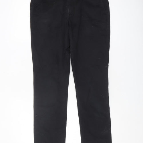 Charles Tyrwhitt Men's Black Slim Chino Trousers 30W