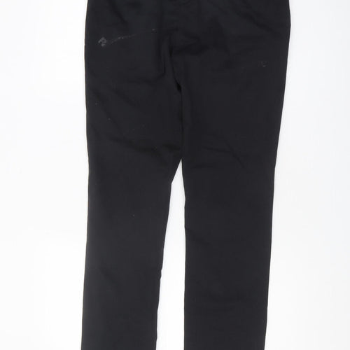 Charles Tyrwhitt Men's Black Slim Chino Trousers 30W