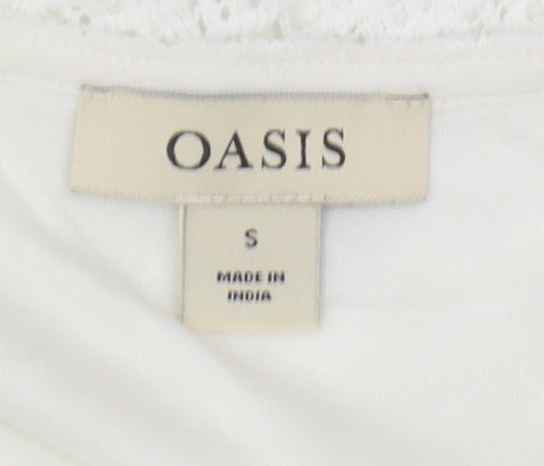 Oasis Women’s White Lace Camisole Tank Top Size S