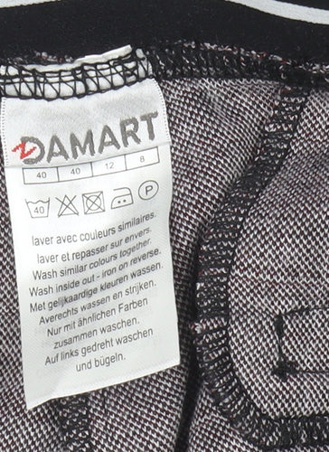 Damart Women's Grey Check Trousers Size 12