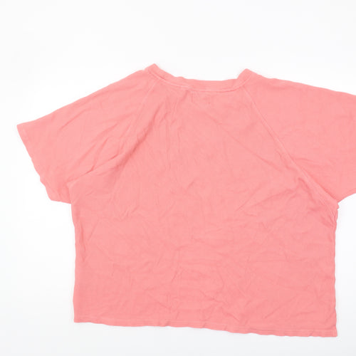Next Women's Pink Top - Size 20, Short Sleeve