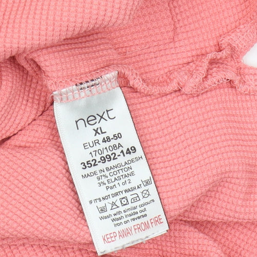 Next Women's Pink Top - Size 20, Short Sleeve