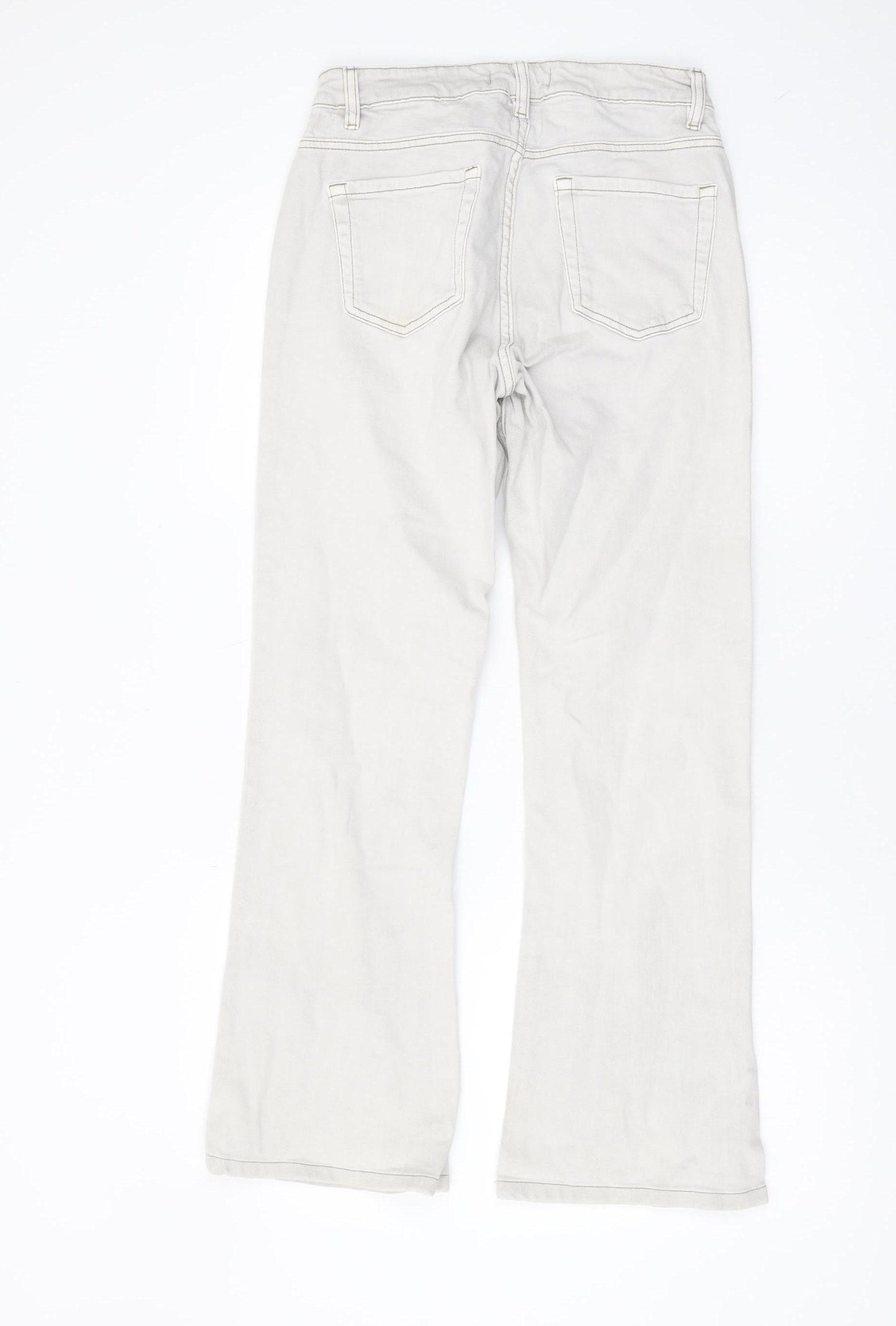 STR Women's Beige Straight Leg Jeans Size 8