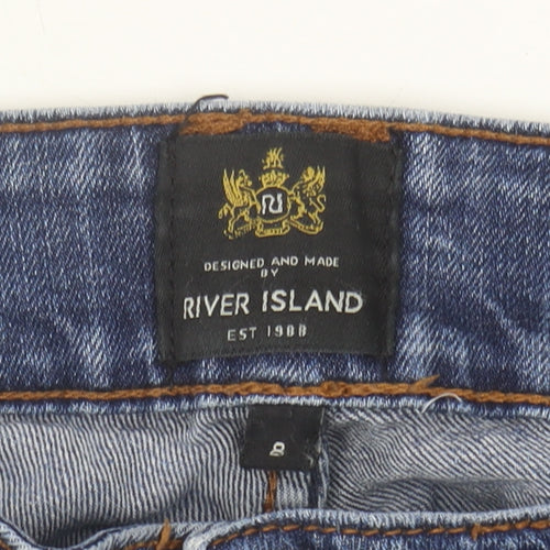 River Island Women's Blue Skinny Jeans Size 8