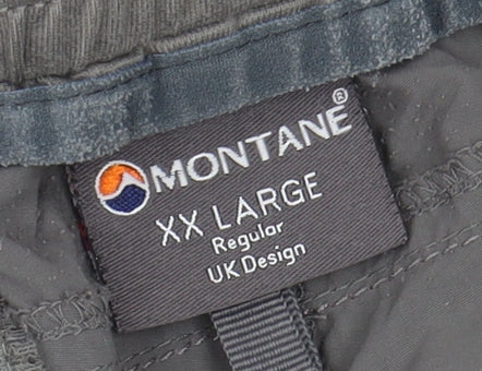 Montane Men's Grey Cargo Trousers 2XL Regular
