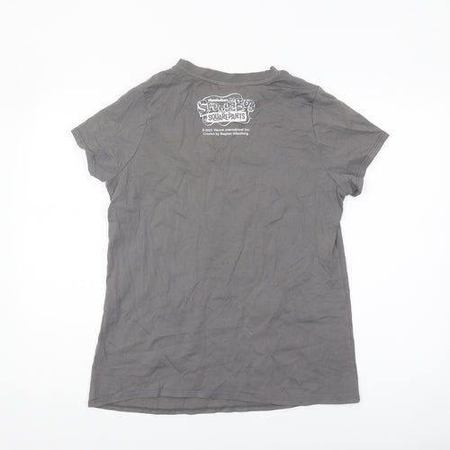 Nickelodeon George Women's Grey SpongeBob T-Shirt