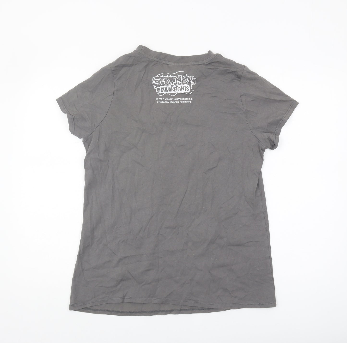 Nickelodeon George Women's Grey SpongeBob T-Shirt