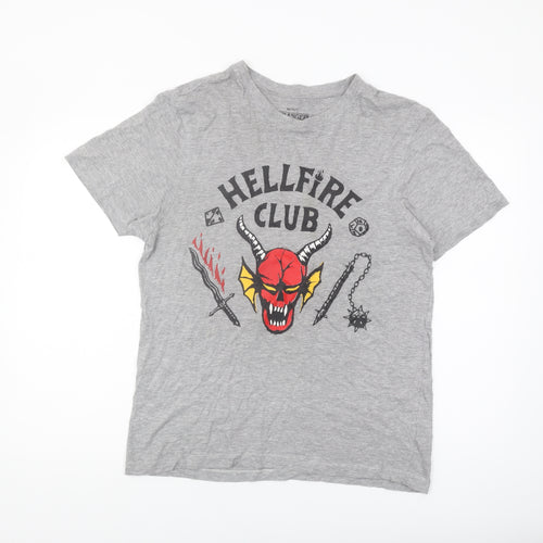 Netflix Stranger Things Men’s Grey T-Shirt L