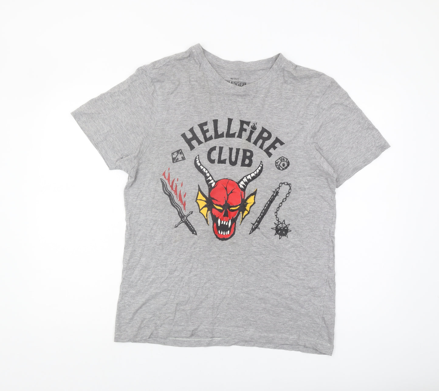 Netflix Stranger Things Men’s Grey T-Shirt L