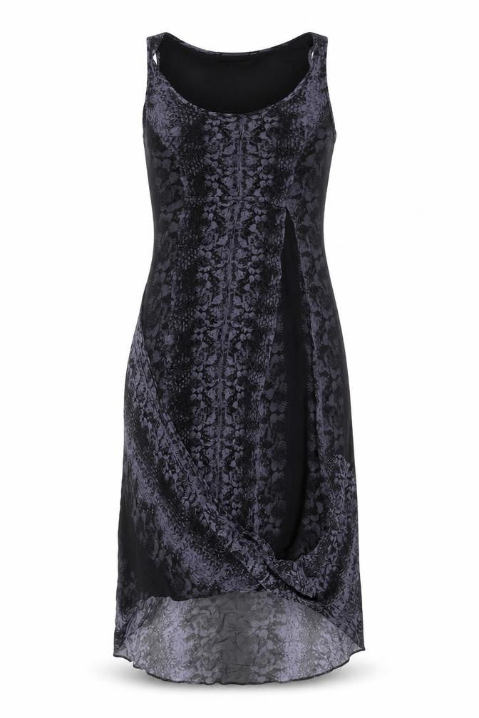 Front view of Mint Velvet Women's Black Tank Dress, size 10