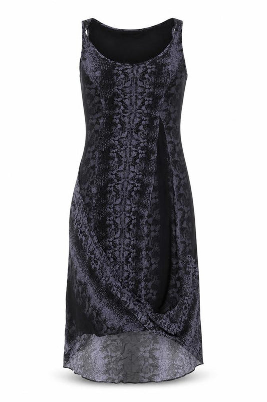 Front view of Mint Velvet Women's Black Tank Dress, size 10