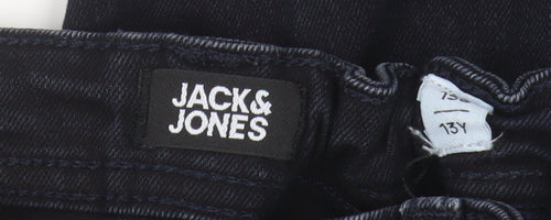 Jack & Jones Boys' Black Straight Jeans 13 Years