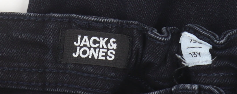Jack & Jones Boys' Black Straight Jeans 13 Years