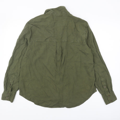 Marks and Spencer Green Women’s Button-Up Shirt